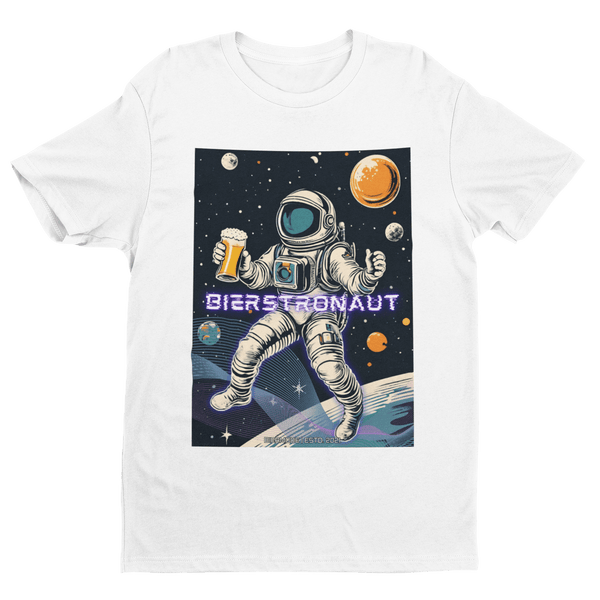 Bierstronaut - Premium T-Shirt - Biermode | Mode für den Bierliebhaber