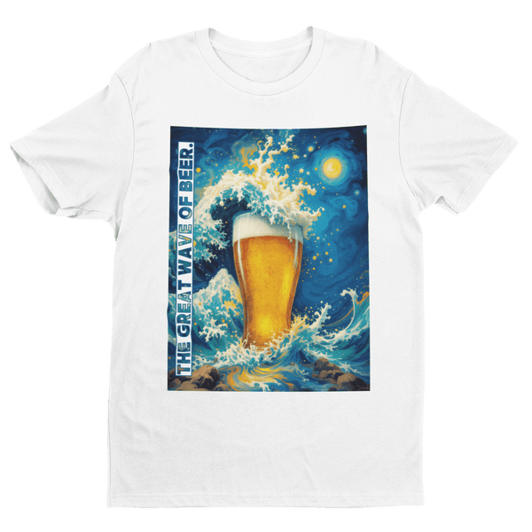 The great Wave of Beer - Premium T-Shirt - Biermode | Mode für den Bierliebhaber