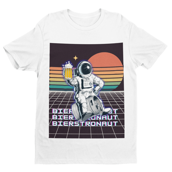 Bierstronaut - Premium T-Shirt - Biermode | Mode für den Bierliebhaber