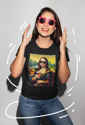 Mona Lisa (Bier Edition) - Premium T-Shirt