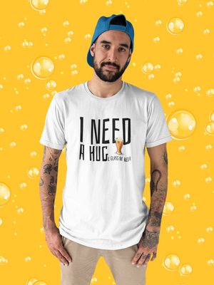 HUGE GLASS OF BEER - Premium T-Shirt