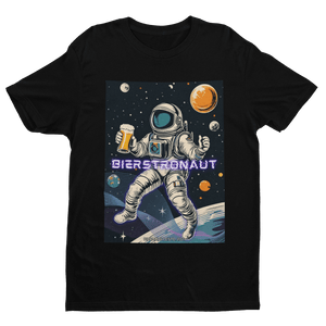Bierstronaut - Premium T-Shirt - Biermode | Mode für den Bierliebhaber
