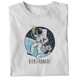 Bierstronaut - Premium T-Shirt - Biermode | Mode für den Bierliebhaber