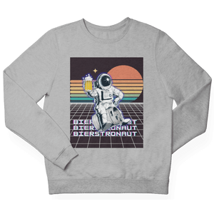 Bierstronaut - Unisex Pullover - Biermode | Mode für den Bierliebhaber