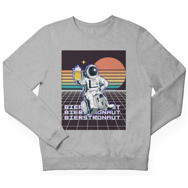 Bierstronaut - Unisex Pullover - Biermode | Mode für den Bierliebhaber