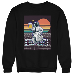 Bierstronaut - Unisex Pullover - Biermode | Mode für den Bierliebhaber