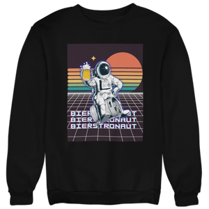 Bierstronaut - Unisex Pullover - Biermode | Mode für den Bierliebhaber