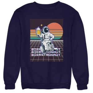 Bierstronaut - Unisex Pullover - Biermode | Mode für den Bierliebhaber