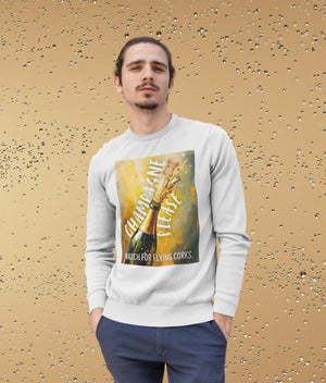 Champagner - Unisex Pullover - Biermode | Mode für den Bierliebhaber