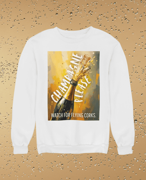 Champagner - Unisex Pullover - Biermode | Mode für den Bierliebhaber