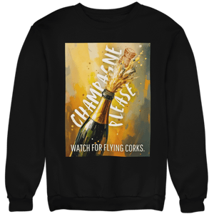 Champagner - Unisex Pullover - Biermode | Mode für den Bierliebhaber