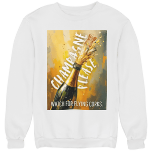 Champagner - Unisex Pullover - Biermode | Mode für den Bierliebhaber