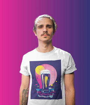 Crafted with Love - Premium T-Shirt - Biermode | Mode für den Bierliebhaber