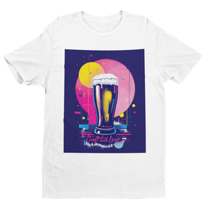 Crafted with Love - Premium T-Shirt - Biermode | Mode für den Bierliebhaber