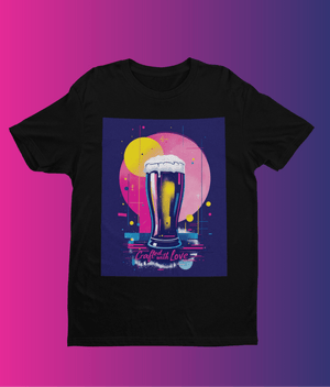 Crafted with Love - Premium T-Shirt - Biermode | Mode für den Bierliebhaber