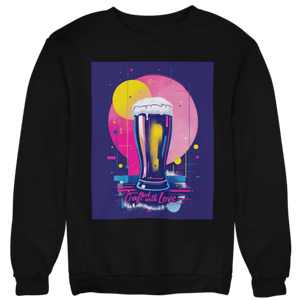 Crafted with Love - Unisex Pullover - Biermode | Mode für den Bierliebhaber