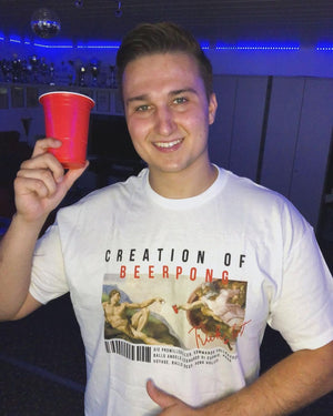 Creation of Beer Pong - Premium T - Shirt - Biermode | Mode für den Bierliebhaber