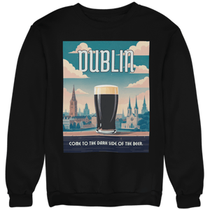 Dark Side of the Beer - Unisex Pullover - Biermode | Mode für den Bierliebhaber