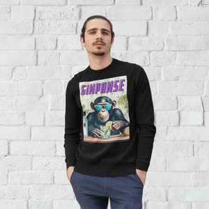 Ginpanse - Unisex Pullover - Biermode | Mode für den Bierliebhaber