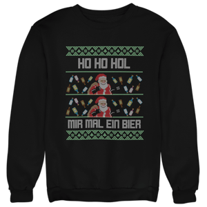 Ho Ho Hol mir mal ein Bier - Unisex Pullover - Biermode | Mode für den Bierliebhaber