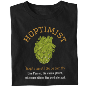 Hoptimist - Premium T-Shirt - Biermode | Mode für den Bierliebhaber