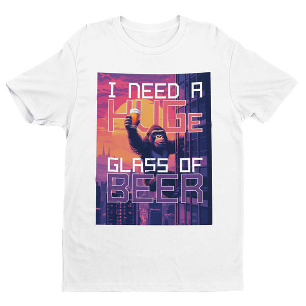 HUGE GLASS OF BEER - Premium T-Shirt - Biermode | Mode für den Bierliebhaber