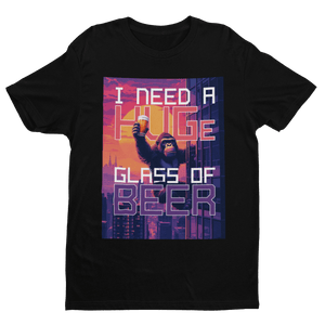 HUGE GLASS OF BEER - Premium T-Shirt - Biermode | Mode für den Bierliebhaber