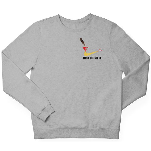 Just drink it. - Unisex Pullover - Biermode | Mode für den Bierliebhaber