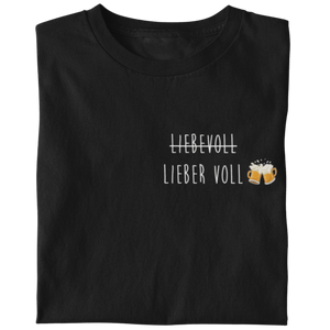 LIEBER VOLL - Premium T-Shirt - Biermode | Mode für den Bierliebhaber