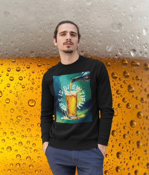 LIFE IS BREWTIFUL - Unisex Pullover - Biermode | Mode für den Bierliebhaber