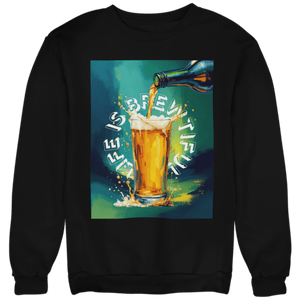 LIFE IS BREWTIFUL - Unisex Pullover - Biermode | Mode für den Bierliebhaber