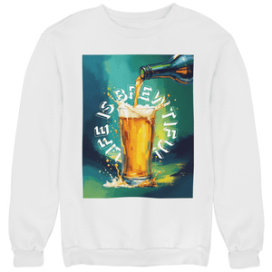 LIFE IS BREWTIFUL - Unisex Pullover - Biermode | Mode für den Bierliebhaber