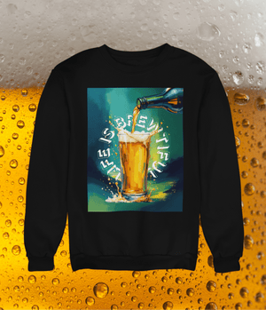 LIFE IS BREWTIFUL - Unisex Pullover - Biermode | Mode für den Bierliebhaber