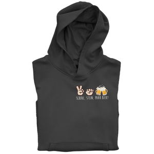 Schere, Stein, paar Bier? - Unisex Hoodie - Biermode | Mode für den Bierliebhaber