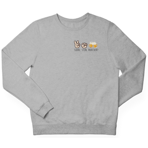 Schere, Stein, paar Bier? - Unisex Pullover - Biermode | Mode für den Bierliebhaber