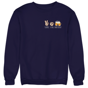 Schere, Stein, paar Bier? - Unisex Pullover - Biermode | Mode für den Bierliebhaber