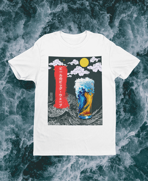 The great Wave of Beer - Premium T-Shirt - Biermode | Mode für den Bierliebhaber