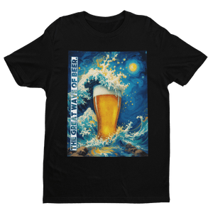 The great Wave of Beer - Premium T-Shirt - Biermode | Mode für den Bierliebhaber