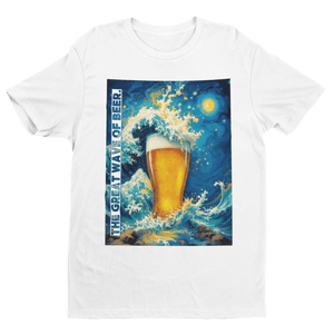 The great Wave of Beer - Premium T-Shirt - Biermode | Mode für den Bierliebhaber