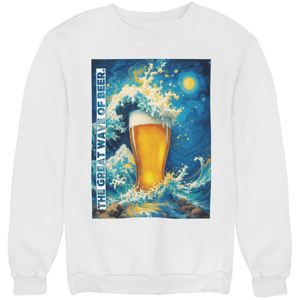 The great Wave of Beer - Unisex Pullover - Biermode | Mode für den Bierliebhaber