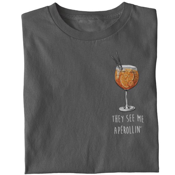 They see me Apérollin' - Premium T-Shirt - Biermode | Mode für den Bierliebhaber