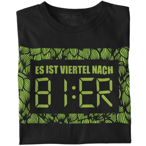 VIERTEL NACH BIER - Premium T-Shirt - Biermode | Mode für den Bierliebhaber