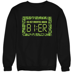 VIERTEL NACH BIER - Unisex Pullover - Biermode | Mode für den Bierliebhaber