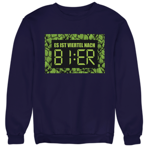 VIERTEL NACH BIER - Unisex Pullover - Biermode | Mode für den Bierliebhaber