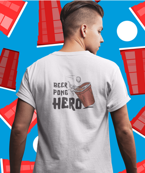 Beer Pong Hero - Männer Premium T-Shirt - Biermode | Mode für den Bierliebhaber