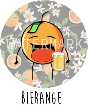 Bierange - Männer Premium T-Shirt - Biermode | Mode für den Bierliebhaber