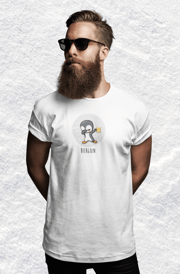 Bierguin - Männer Premium T-Shirt - Biermode | Mode für den Bierliebhaber