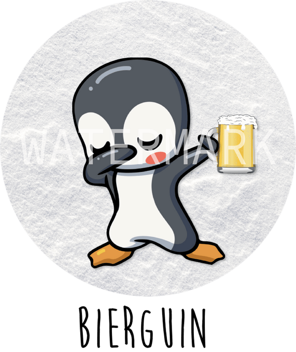 Bierguin - Männer Premium T-Shirt - Biermode | Mode für den Bierliebhaber