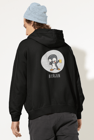 Bierguin - Unisex Hoodie - Biermode | Mode für den Bierliebhaber
