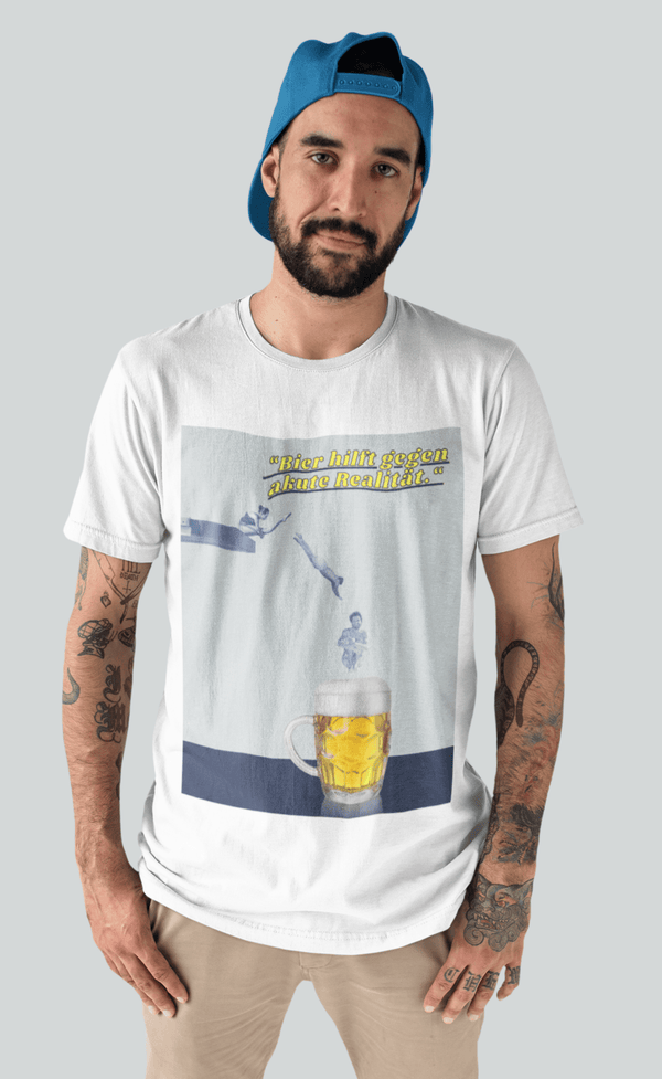 Bierspringer - Premium T-Shirt - Biermode | Mode für den Bierliebhaber